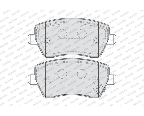 Brake Pad Set, disc brake PREMIER ECO FRICTION FDB4069 Ferodo, Image 4