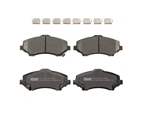 Brake Pad Set, disc brake PREMIER ECO FRICTION FDB4074 Ferodo