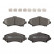 Brake Pad Set, disc brake PREMIER ECO FRICTION FDB4074 Ferodo