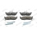 Brake Pad Set, disc brake PREMIER ECO FRICTION FDB4075 Ferodo, Thumbnail 4