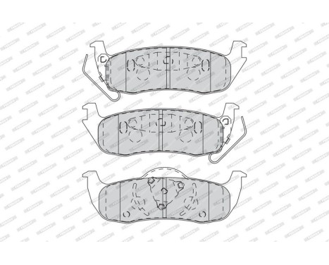 Brake Pad Set, disc brake PREMIER ECO FRICTION FDB4075 Ferodo, Image 4
