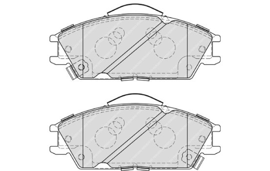 Brake Pad Set, disc brake PREMIER ECO FRICTION FDB4076 Ferodo, Image 2