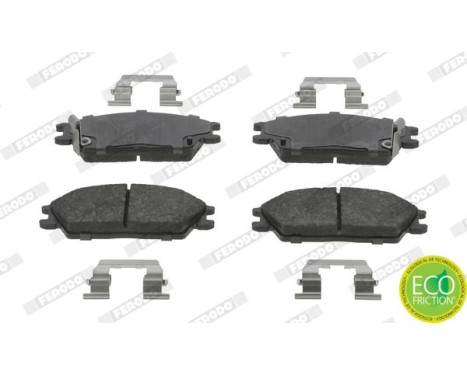 Brake Pad Set, disc brake PREMIER ECO FRICTION FDB4076 Ferodo, Image 3