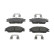 Brake Pad Set, disc brake PREMIER ECO FRICTION FDB4076 Ferodo, Thumbnail 3