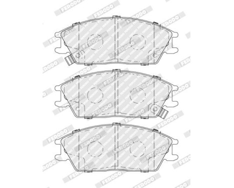 Brake Pad Set, disc brake PREMIER ECO FRICTION FDB4076 Ferodo, Image 4