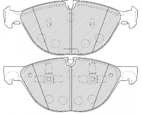 Brake Pad Set, disc brake PREMIER ECO FRICTION FDB4079 Ferodo, Image 2
