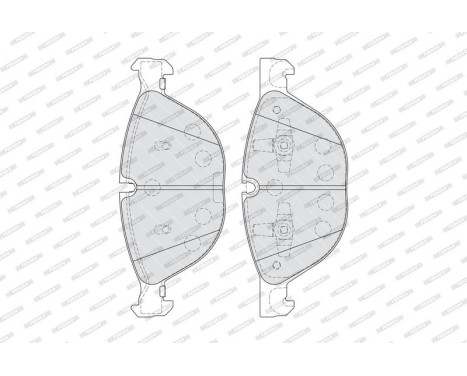 Brake Pad Set, disc brake PREMIER ECO FRICTION FDB4079 Ferodo, Image 4