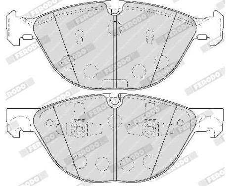 Brake Pad Set, disc brake PREMIER ECO FRICTION FDB4079 Ferodo, Image 5