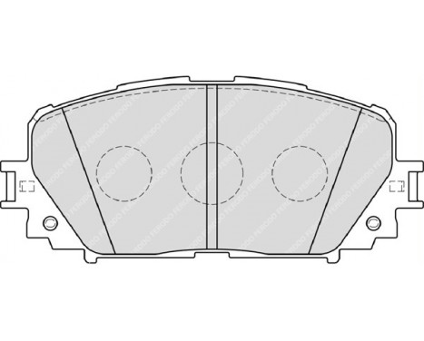 Brake Pad Set, disc brake PREMIER ECO FRICTION FDB4081 Ferodo, Image 2