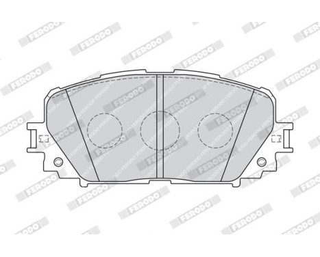 Brake Pad Set, disc brake PREMIER ECO FRICTION FDB4081 Ferodo, Image 4