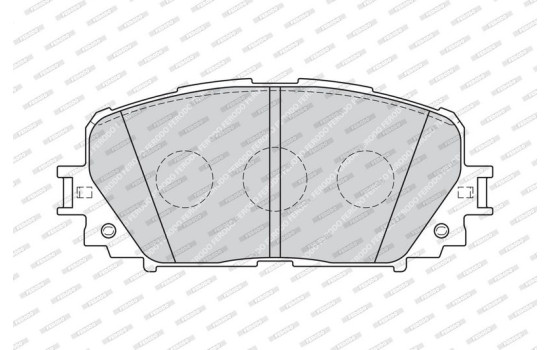 Brake Pad Set, disc brake PREMIER ECO FRICTION FDB4081 Ferodo, Image 4