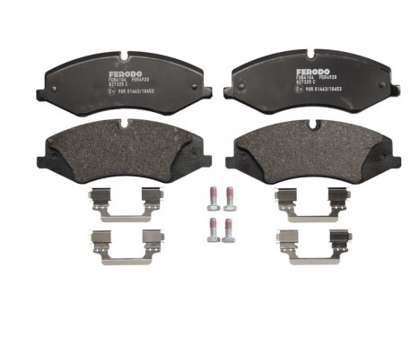 Brake Pad Set, disc brake PREMIER ECO FRICTION FDB4104 Ferodo