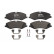Brake Pad Set, disc brake PREMIER ECO FRICTION FDB4104 Ferodo