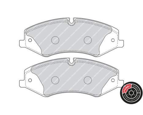 Brake Pad Set, disc brake PREMIER ECO FRICTION FDB4104 Ferodo, Image 2