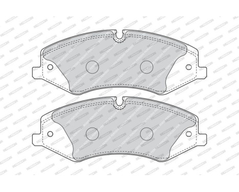 Brake Pad Set, disc brake PREMIER ECO FRICTION FDB4104 Ferodo, Image 5