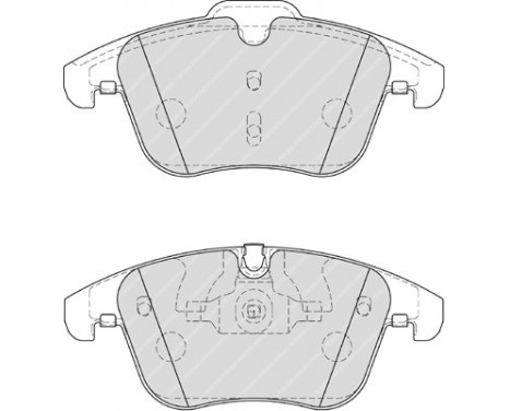 Brake Pad Set, disc brake PREMIER ECO FRICTION FDB4107 Ferodo, Image 2