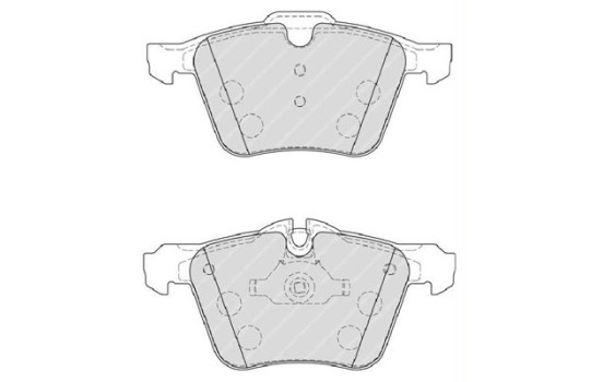 Brake Pad Set, disc brake PREMIER ECO FRICTION FDB4108 Ferodo, Image 2