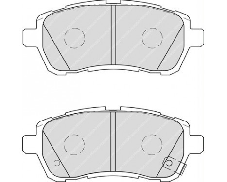 Brake Pad Set, disc brake PREMIER ECO FRICTION FDB4110 Ferodo, Image 2