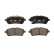 Brake Pad Set, disc brake PREMIER ECO FRICTION FDB4110 Ferodo