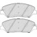 Brake Pad Set, disc brake PREMIER ECO FRICTION FDB4111 Ferodo, Thumbnail 2