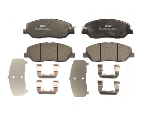 Brake Pad Set, disc brake PREMIER ECO FRICTION FDB4111 Ferodo