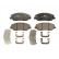 Brake Pad Set, disc brake PREMIER ECO FRICTION FDB4111 Ferodo