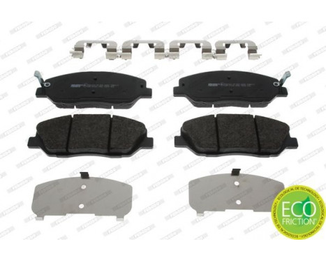 Brake Pad Set, disc brake PREMIER ECO FRICTION FDB4111 Ferodo, Image 3