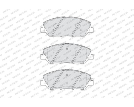 Brake Pad Set, disc brake PREMIER ECO FRICTION FDB4111 Ferodo, Image 4