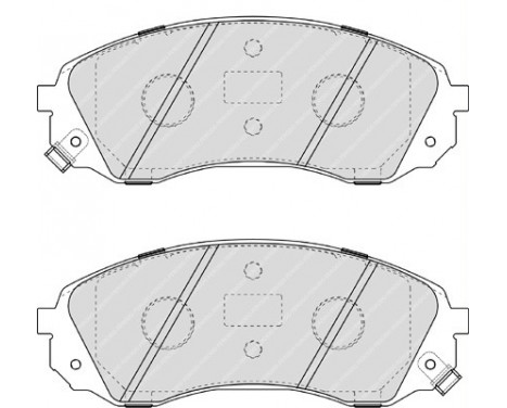 Brake Pad Set, disc brake PREMIER ECO FRICTION FDB4113 Ferodo, Image 2