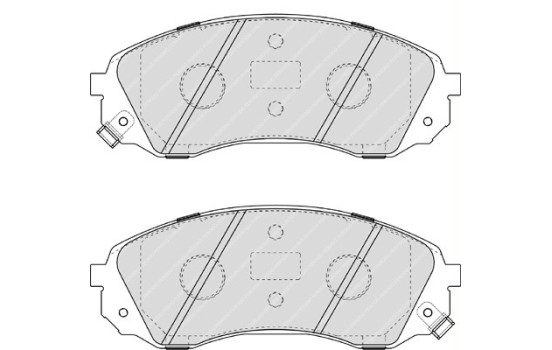 Brake Pad Set, disc brake PREMIER ECO FRICTION FDB4113 Ferodo, Image 2