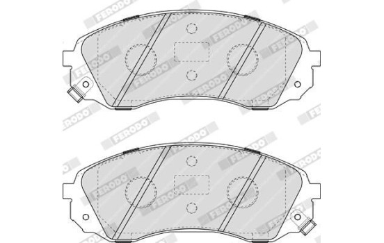 Brake Pad Set, disc brake PREMIER ECO FRICTION FDB4113 Ferodo, Image 5