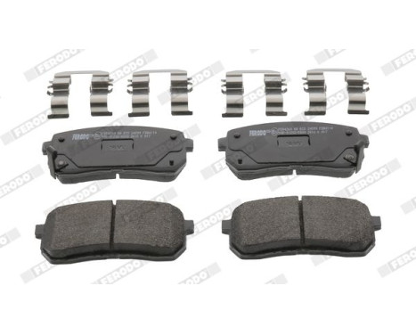 Brake Pad Set, disc brake PREMIER ECO FRICTION FDB4114 Ferodo, Image 4