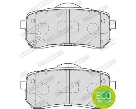 Brake Pad Set, disc brake PREMIER ECO FRICTION FDB4114 Ferodo, Image 5