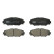 Brake Pad Set, disc brake PREMIER ECO FRICTION FDB4136 Ferodo