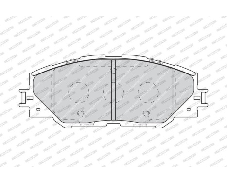 Brake Pad Set, disc brake PREMIER ECO FRICTION FDB4136 Ferodo, Image 3