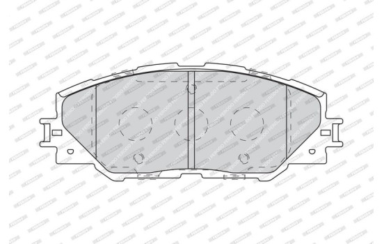 Brake Pad Set, disc brake PREMIER ECO FRICTION FDB4136 Ferodo, Image 3