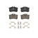 Brake Pad Set, disc brake PREMIER ECO FRICTION FDB4178 Ferodo