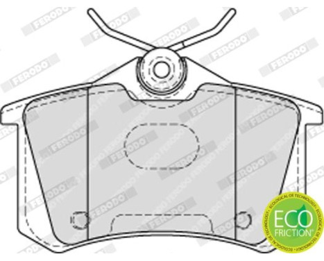 Brake Pad Set, disc brake PREMIER ECO FRICTION FDB4178 Ferodo, Image 4