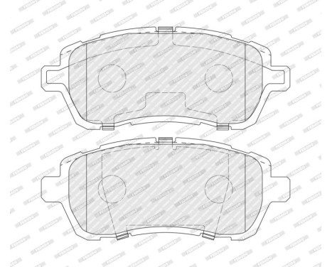 Brake Pad Set, disc brake PREMIER ECO FRICTION FDB4179 Ferodo, Image 3