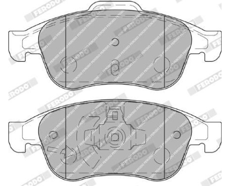 Brake Pad Set, disc brake PREMIER ECO FRICTION FDB4180 Ferodo, Image 4