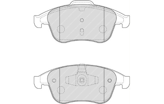 Brake Pad Set, disc brake PREMIER ECO FRICTION FDB4181 Ferodo, Image 2