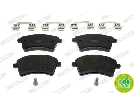 Brake Pad Set, disc brake PREMIER ECO FRICTION FDB4185 Ferodo, Image 3