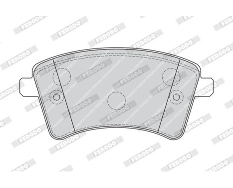 Brake Pad Set, disc brake PREMIER ECO FRICTION FDB4185 Ferodo, Image 4