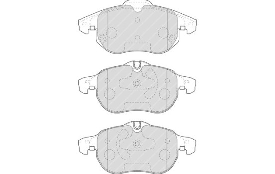 Brake Pad Set, disc brake PREMIER ECO FRICTION FDB4188 Ferodo