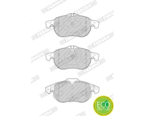 Brake Pad Set, disc brake PREMIER ECO FRICTION FDB4188 Ferodo, Image 4