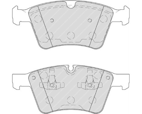 Brake Pad Set, disc brake PREMIER ECO FRICTION FDB4189 Ferodo, Image 2
