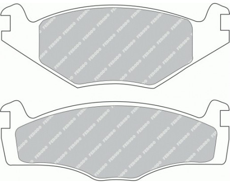 Brake Pad Set, disc brake PREMIER ECO FRICTION FDB419 Ferodo, Image 2