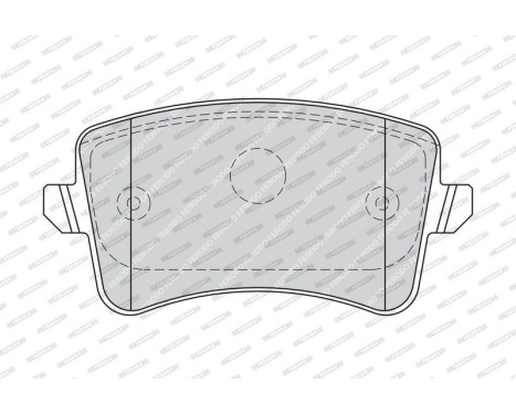Brake Pad Set, disc brake PREMIER ECO FRICTION FDB4190 Ferodo, Image 6