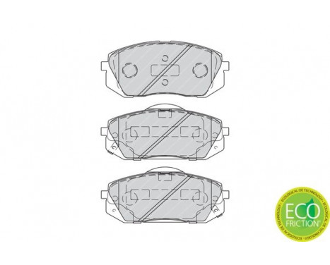 Brake Pad Set, disc brake PREMIER ECO FRICTION FDB4194 Ferodo, Image 3