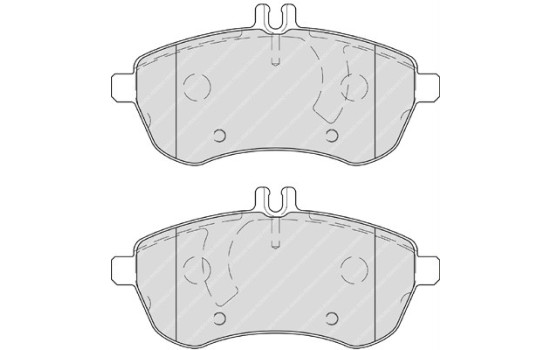 Brake Pad Set, disc brake PREMIER ECO FRICTION FDB4199 Ferodo, Image 2
